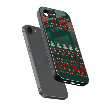 Cozy Cheer sleek iphone 16e cover with tempered glass back and TPU edges