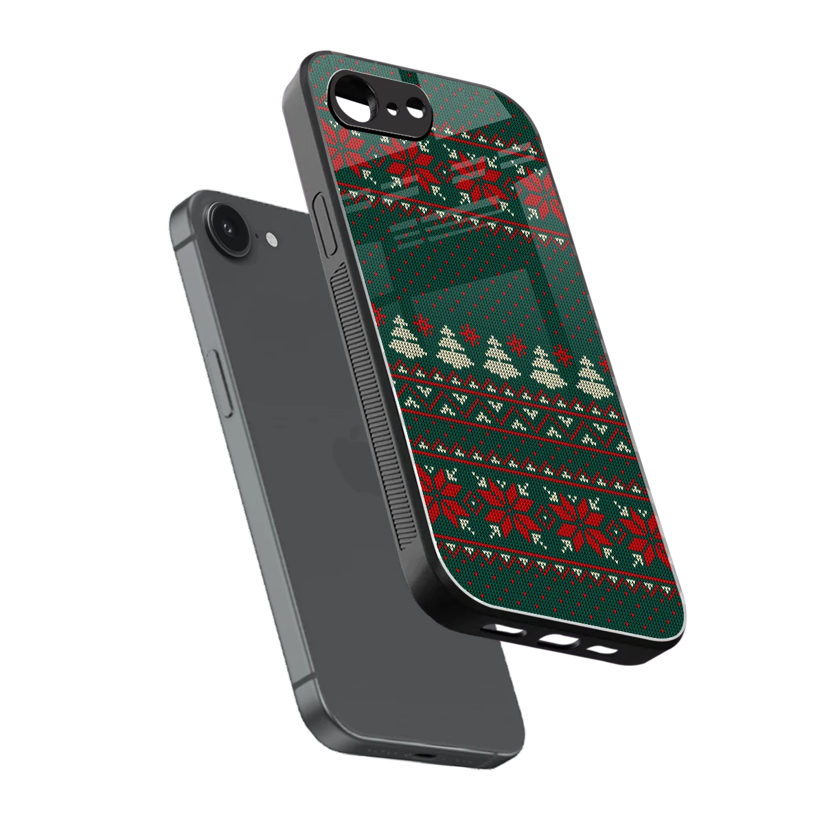 Cozy Cheer sleek iphone 17e cover with tempered glass back and TPU edges