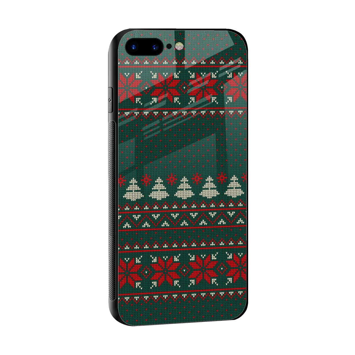 Cozy Cheer sleek iphone 8 plus cover with tempered glass back and TPU edges