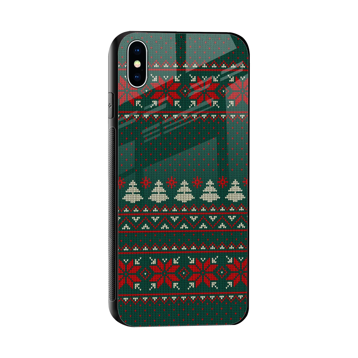 Cozy Cheer sleek iphone xs max cover with tempered glass back and TPU edges