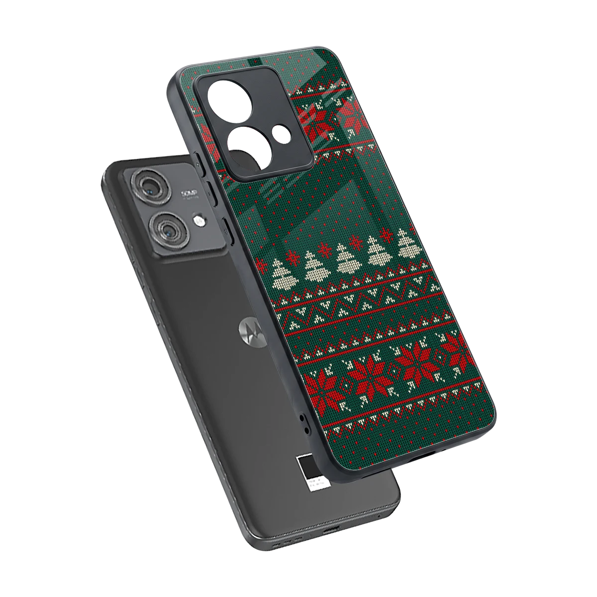 Cozy Cheer sleek motorola edge 40 neo 5g cover with tempered glass back and TPU edges