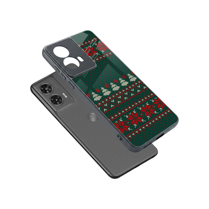 Cozy Cheer sleek motorola edge 50 fusion cover with tempered glass back and TPU edges