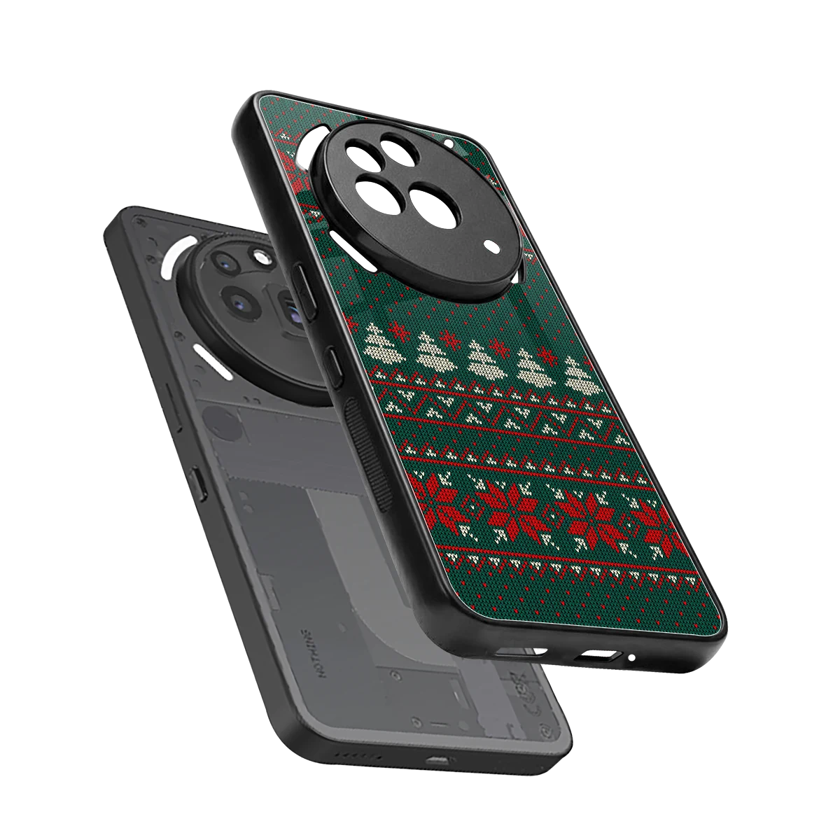 Cozy Cheer sleek nothing phone 3a pro cover with tempered glass back and TPU edges