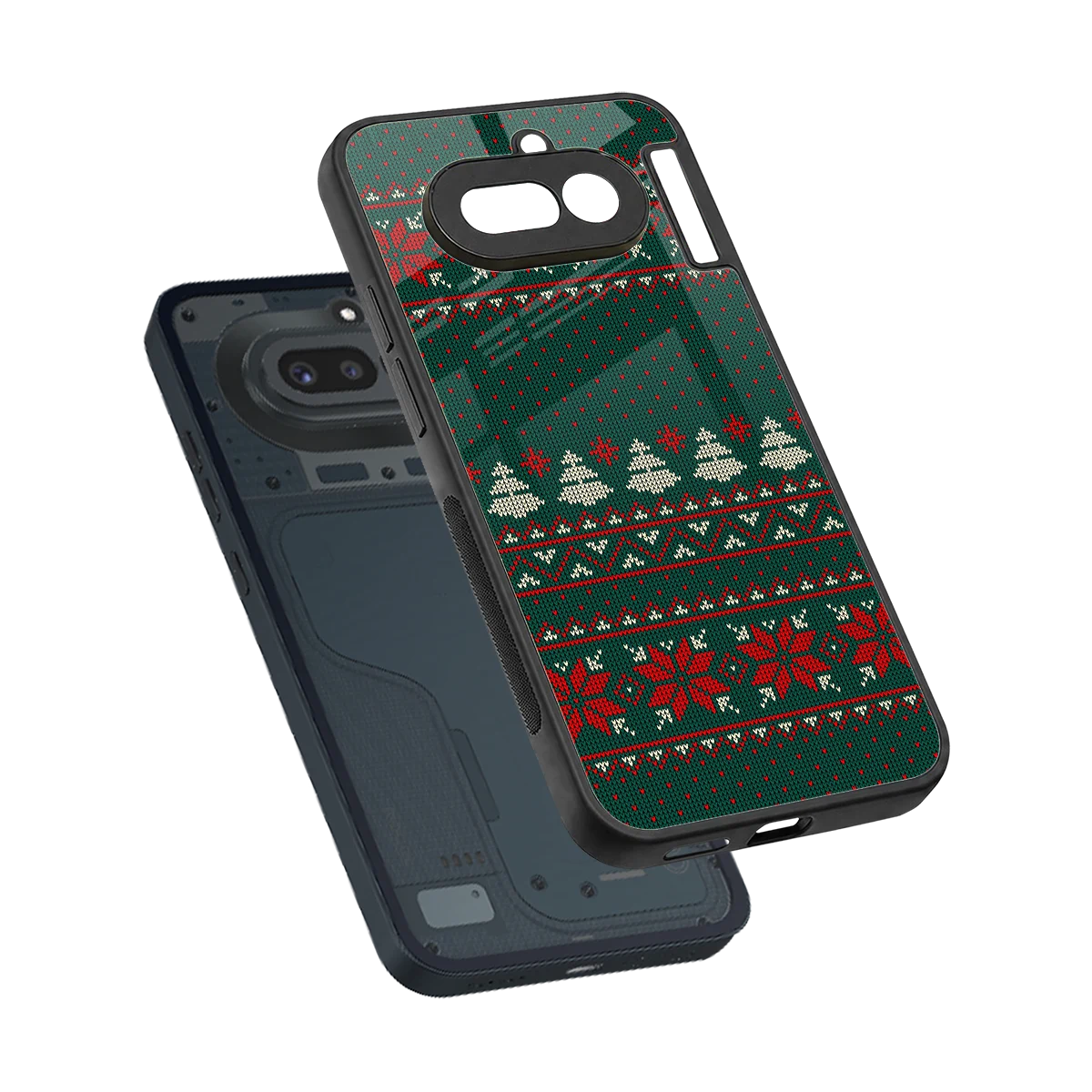 Cozy Cheer sleek nothing phone 4a cover with tempered glass back and TPU edges