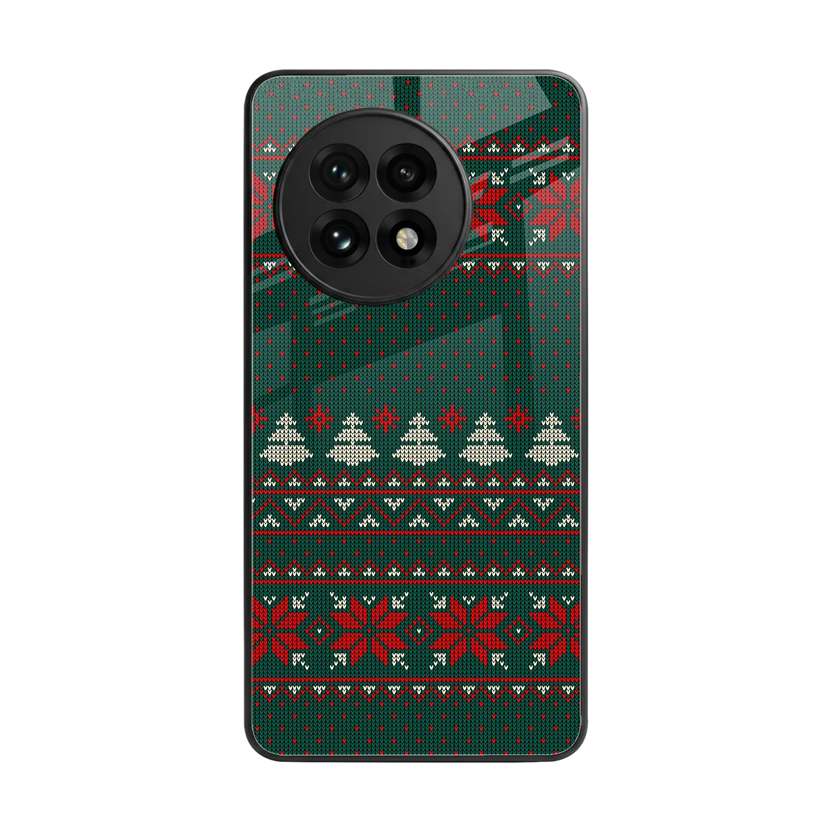 Cozy Cheer back phone cover | glass case for oneplus 13r