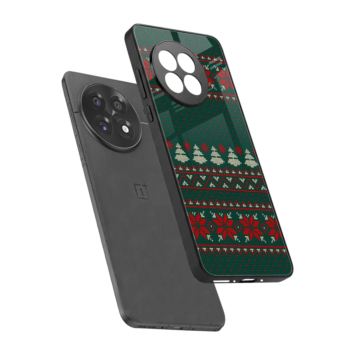 Cozy Cheer sleek oneplus 13r cover with tempered glass back and TPU edges