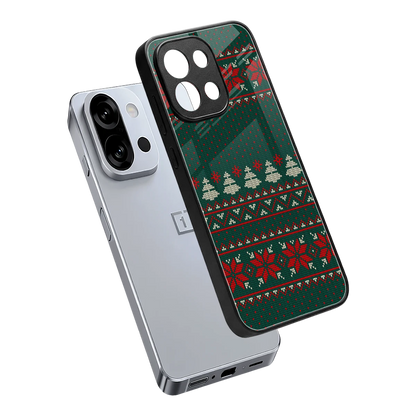 Cozy Cheer sleek oneplus 13s cover with tempered glass back and TPU edges