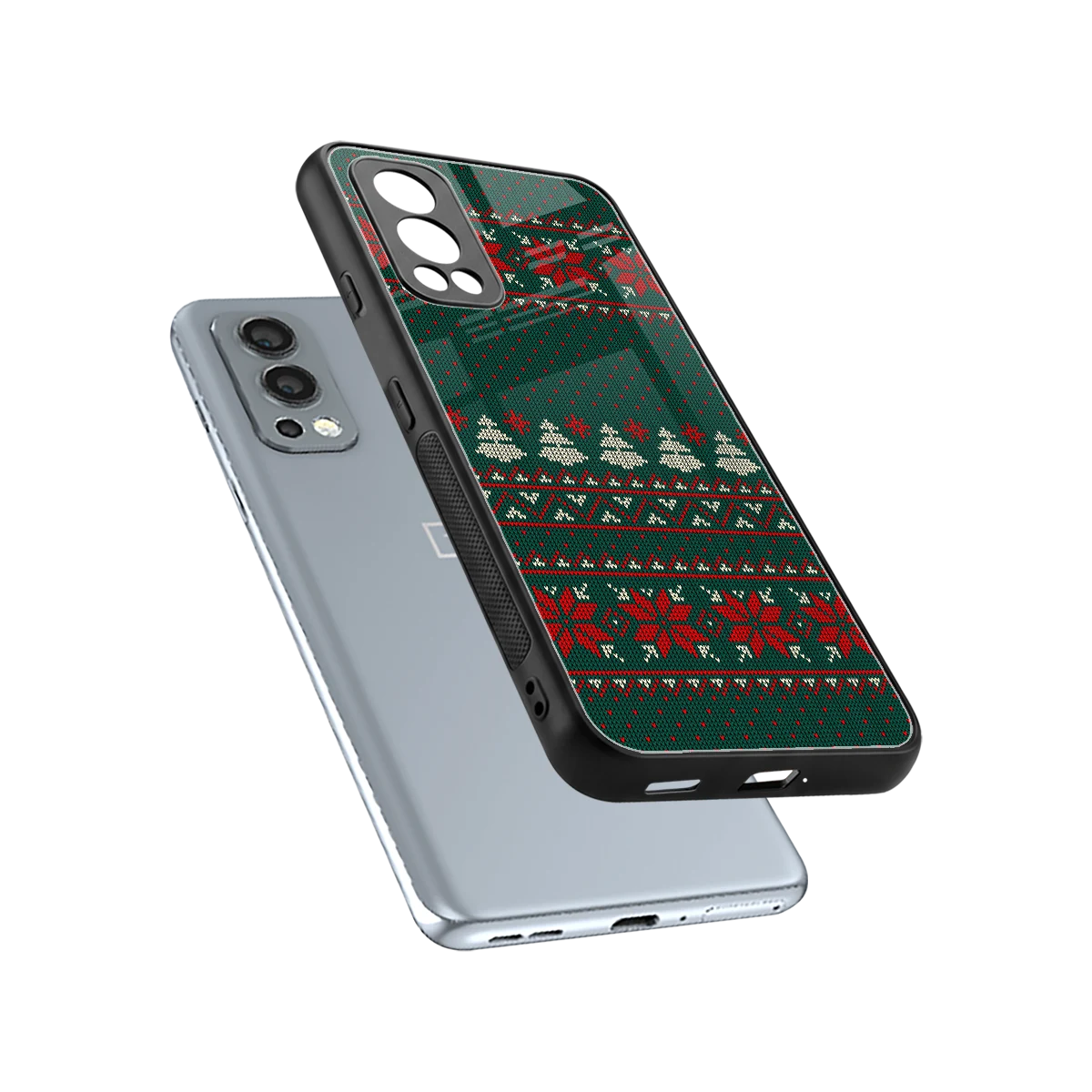 Cozy Cheer sleek oneplus nord 2 cover with tempered glass back and TPU edges