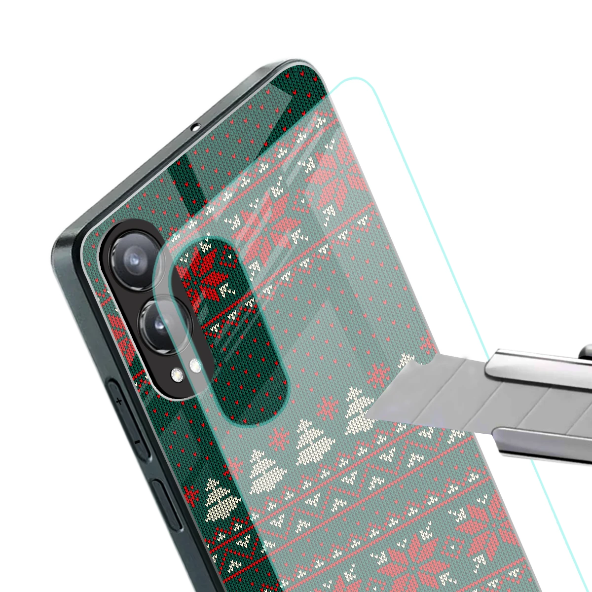 Cozy Cheer stylish phone case for oneplus nord ce 4 lite | glossy glass and slim fit