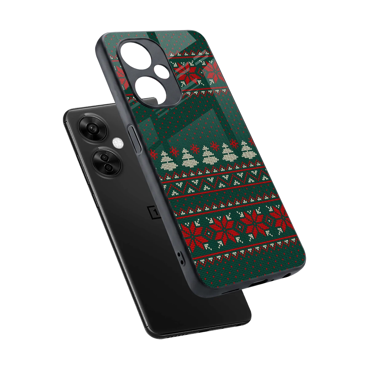 Cozy Cheer sleek oneplus nord ce 3 lite cover with tempered glass back and TPU edges