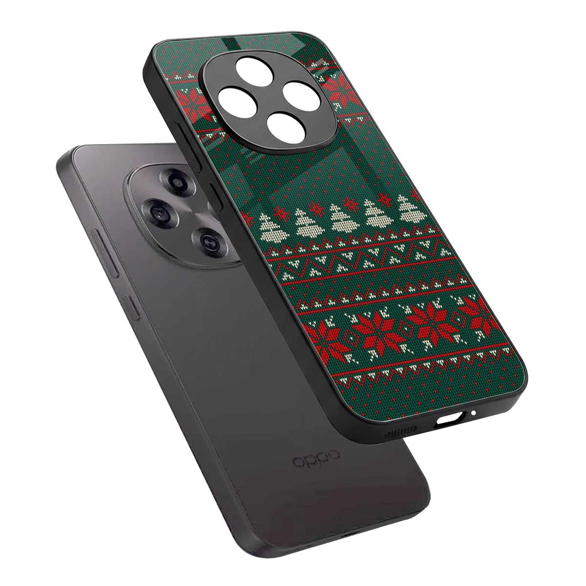 Cozy Cheer sleek oppo f31 pro 5g cover with tempered glass back and TPU edges