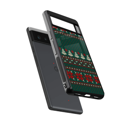 Cozy Cheer sleek google pixel 6 cover with tempered glass back and TPU edges