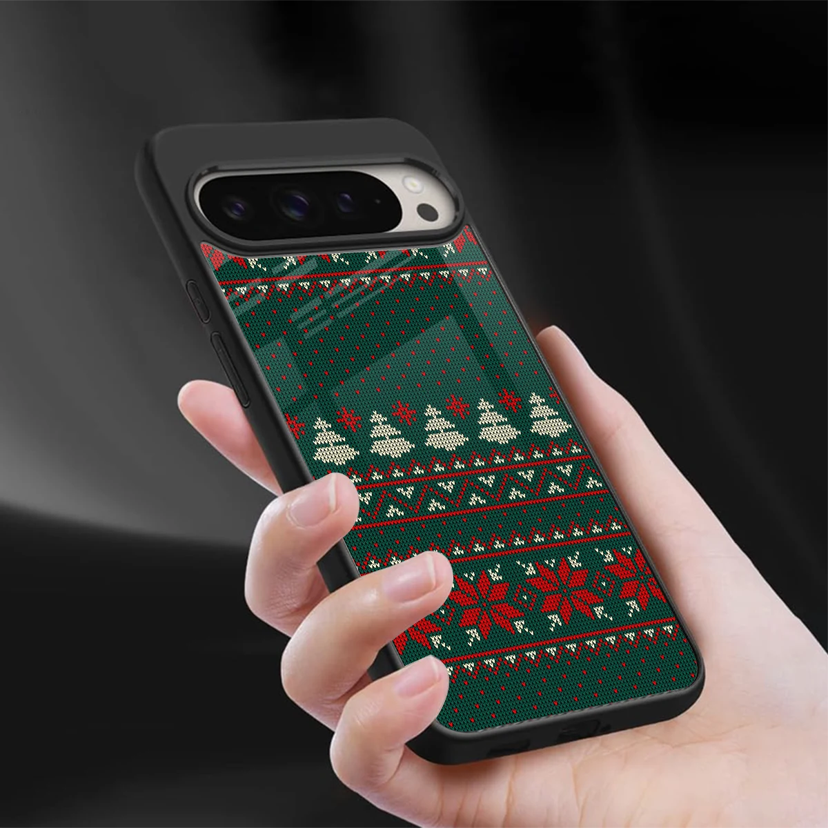 Cozy Cheer sleek google pixel 9 pro xl cover with tempered glass back and TPU edges