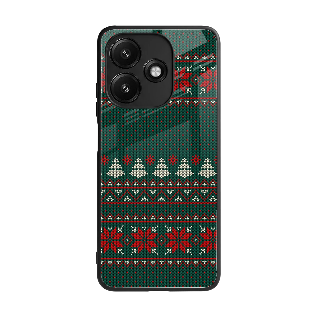 Cozy Cheer back phone cover | glass case for redmi 12 5g