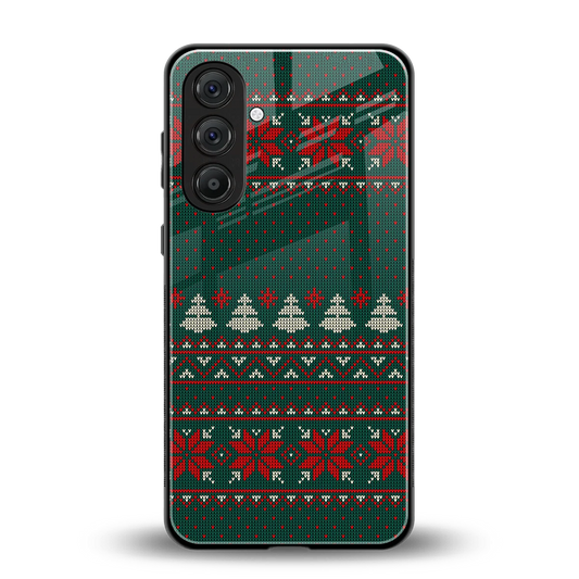 Cozy Cheer back phone cover | glass case for samsung galaxy m36 5g