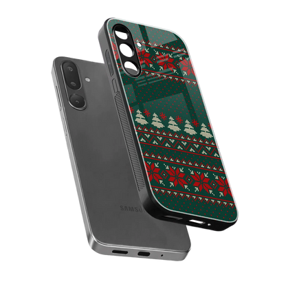 Cozy Cheer sleek samsung galaxy m56 5g cover with tempered glass back and TPU edges