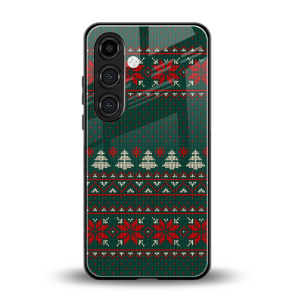 Cozy Cheer back phone cover | glass case for samsung galaxy s25