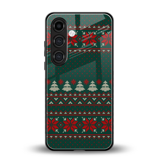 Cozy Cheer back phone cover | glass case for samsung galaxy s24