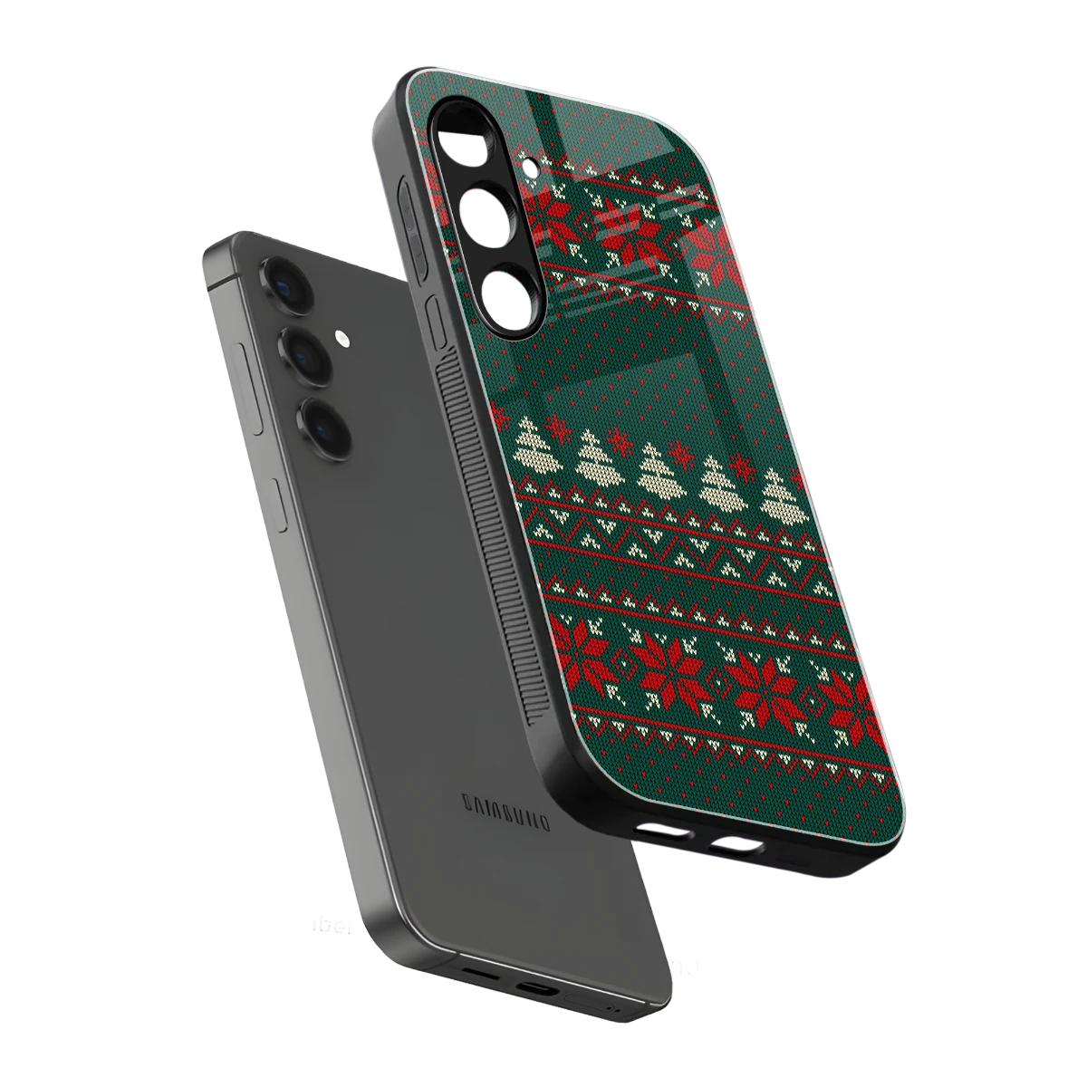 Cozy Cheer sleek samsung galaxy s25 cover with tempered glass back and TPU edges