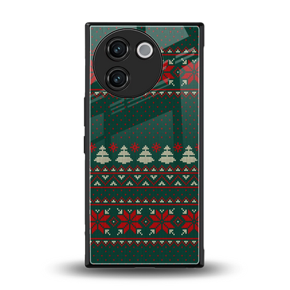Cozy Cheer back phone cover | glass case for vivo v30e