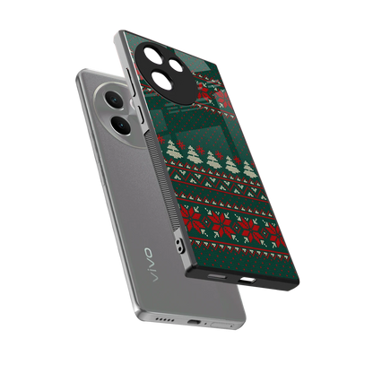 Cozy Cheer sleek vivo v30e cover with tempered glass back and TPU edges