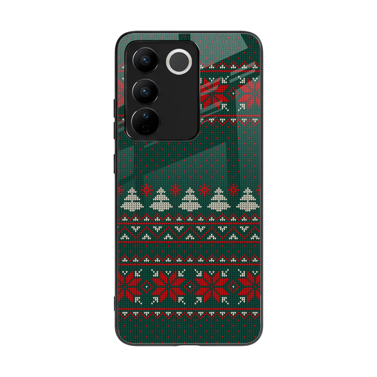 Cozy Cheer back phone cover | glass case for vivo v27 5g