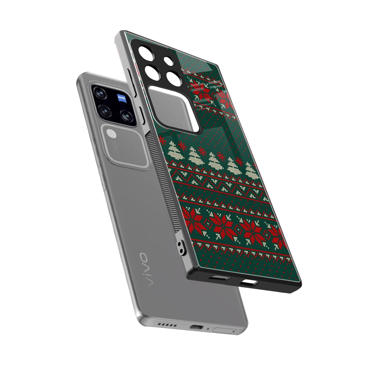 Cozy Cheer sleekvivo v30 pro cover with tempered glass back and TPU edges