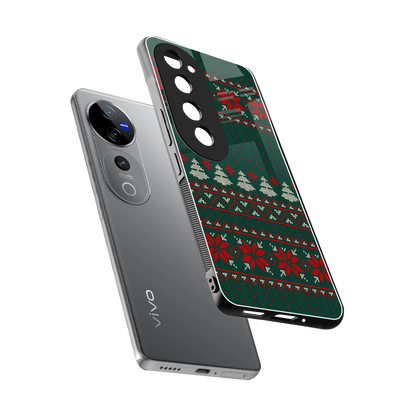 Cozy Cheer sleek vivo v40 pro cover with tempered glass back and TPU edges