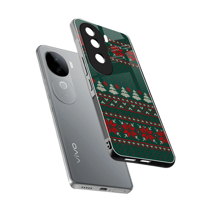 Cozy Cheer sleek vivo v40e cover with tempered glass back and TPU edges