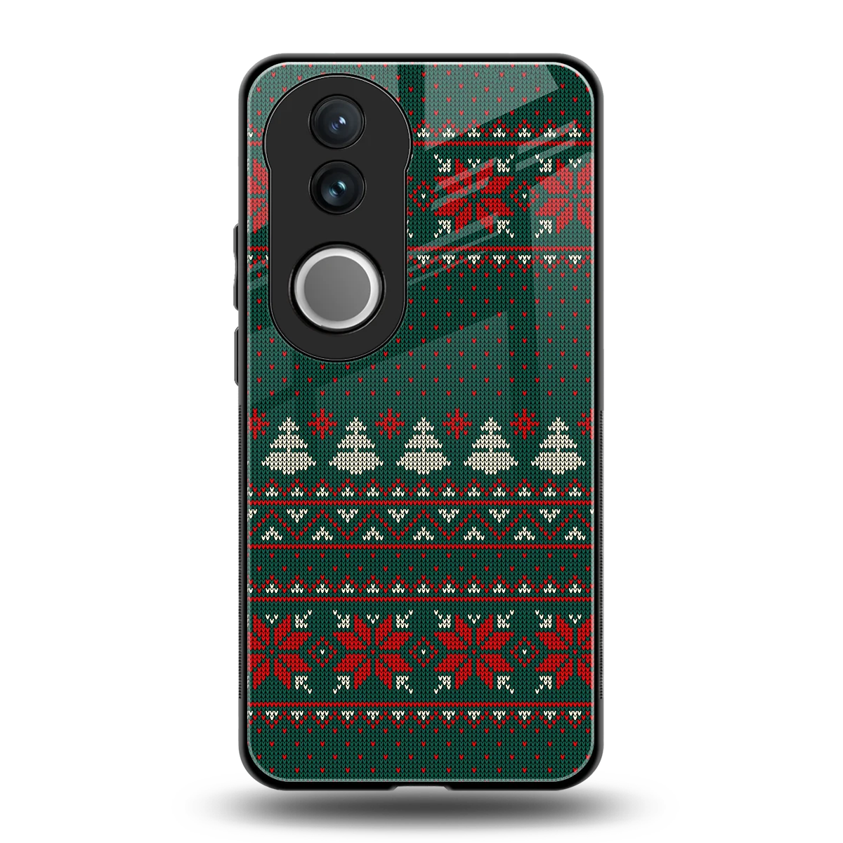 Cozy Cheer back phone cover | glass case for vivo v50