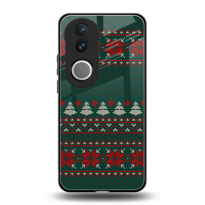 Cozy Cheer back phone cover | glass case for vivo v50