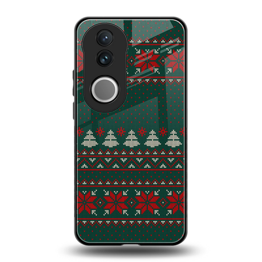 Cozy Cheer back phone cover | glass case for vivo v50