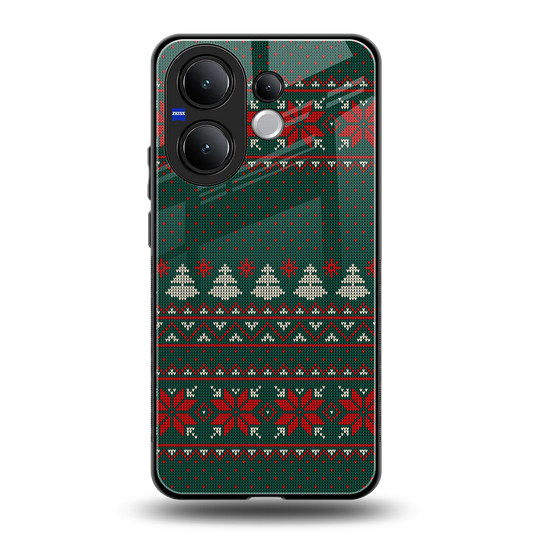 Cozy Cheer back phone cover | glass case for vivo v60