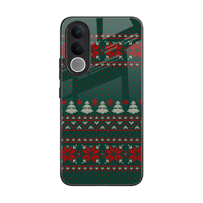 Cozy Cheer back phone cover | glass case for vivo v70 fe