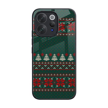 Cozy Cheer back phone cover | glass case for vivo v70