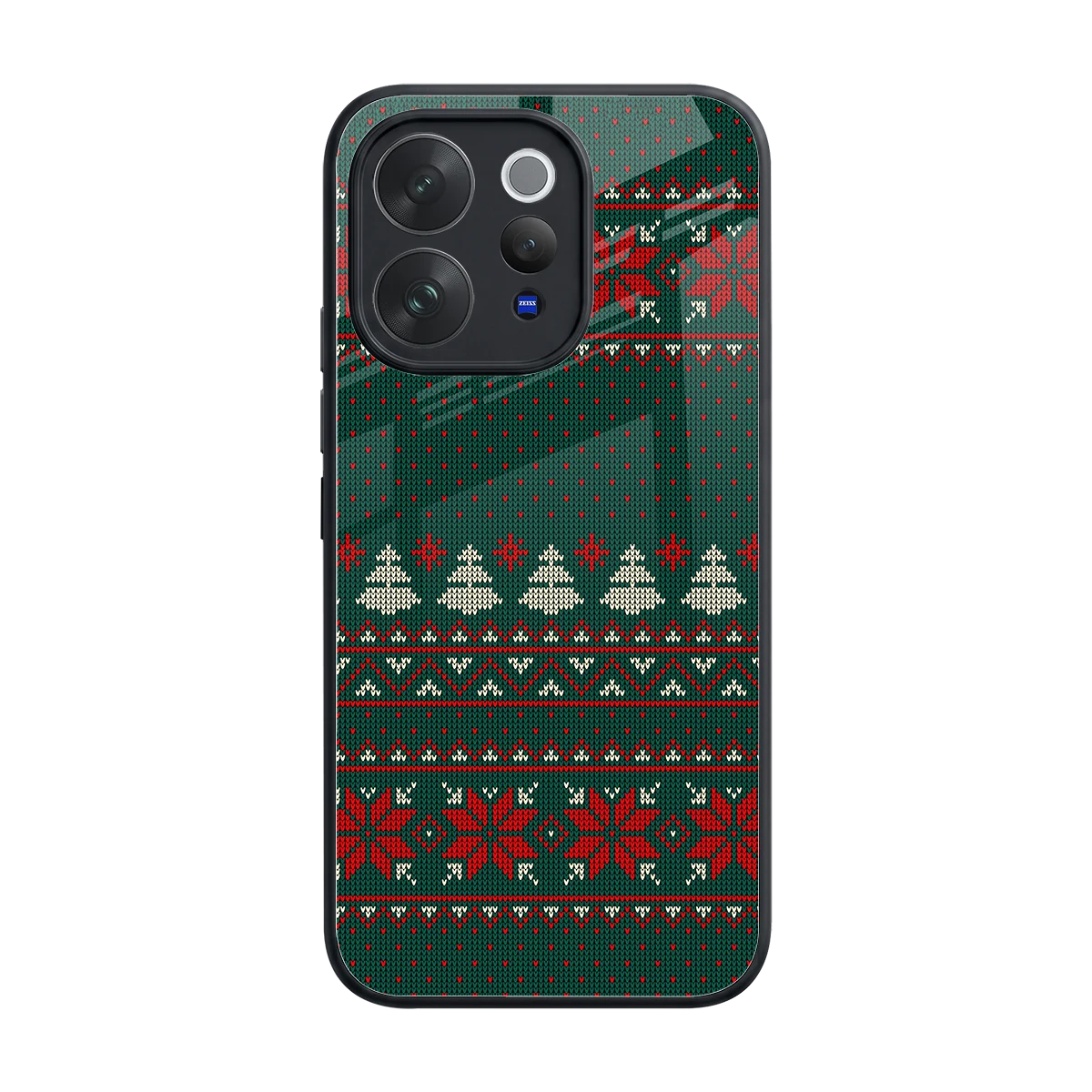 Cozy Cheer back phone cover | glass case for vivo v70 elite