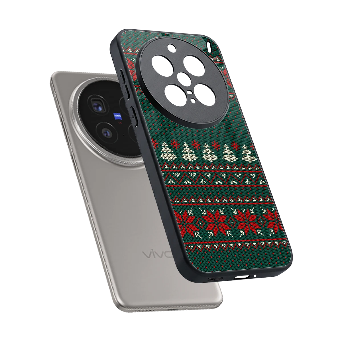 Cozy Cheer sleek vivo x200 pro cover with tempered glass back and TPU edges