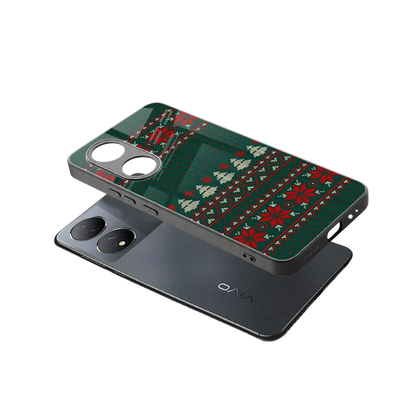 Cozy Cheer sleek Vivo-y100 cover with tempered glass back and TPU edges