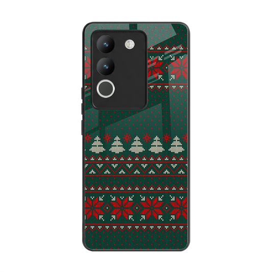 Cozy Cheer back phone cover | glass case for vivo y200 5g