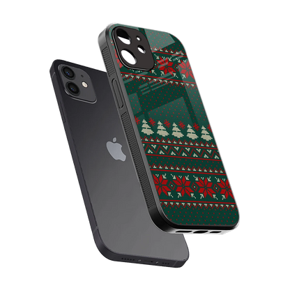 Cozy Cheer sleek iphone 12 cover with tempered glass back and TPU edges