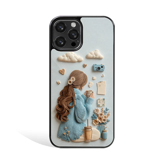 Premium Glass Back Mobile Phone Cover for iPhone, Samsung, OnePlus, Google Pixel, Redmi, Oppo, Vivo & Realme