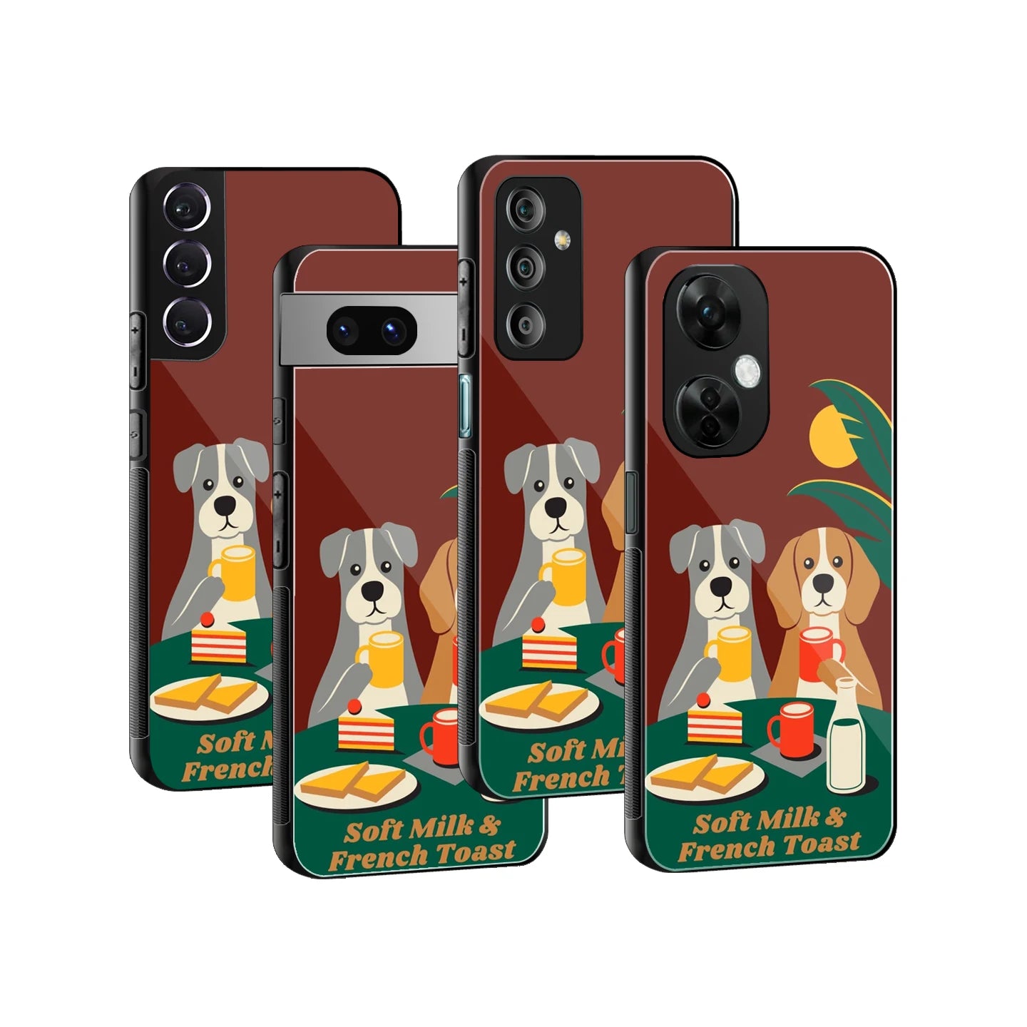 Stylish Glass Back Case for All Smartphones iPhone, Samsung, OnePlus, Pixel, Redmi, Oppo, Vivo, Motorola