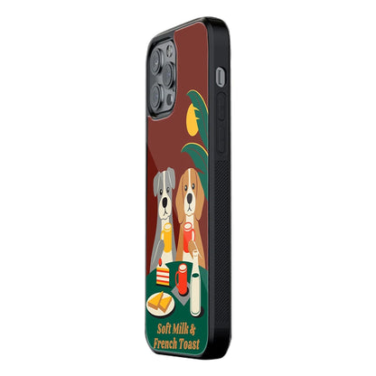 Trendy Glass Back Mobile Case for iPhone, Samsung, Redmi, OnePlus, Google Pixel, Motorola