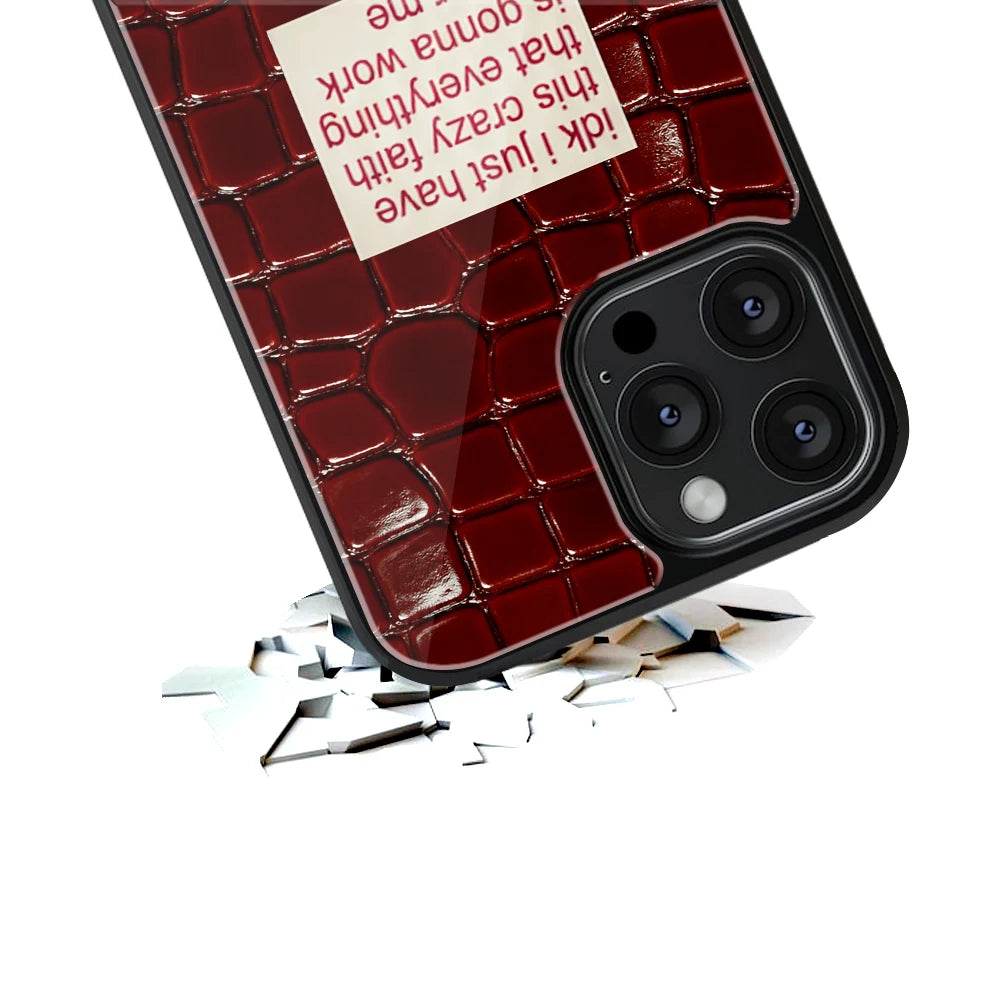 Durable Glass Back Mobile Case for iPhone, Samsung, OnePlus, Google Pixel, Redmi, Vivo, Oppo