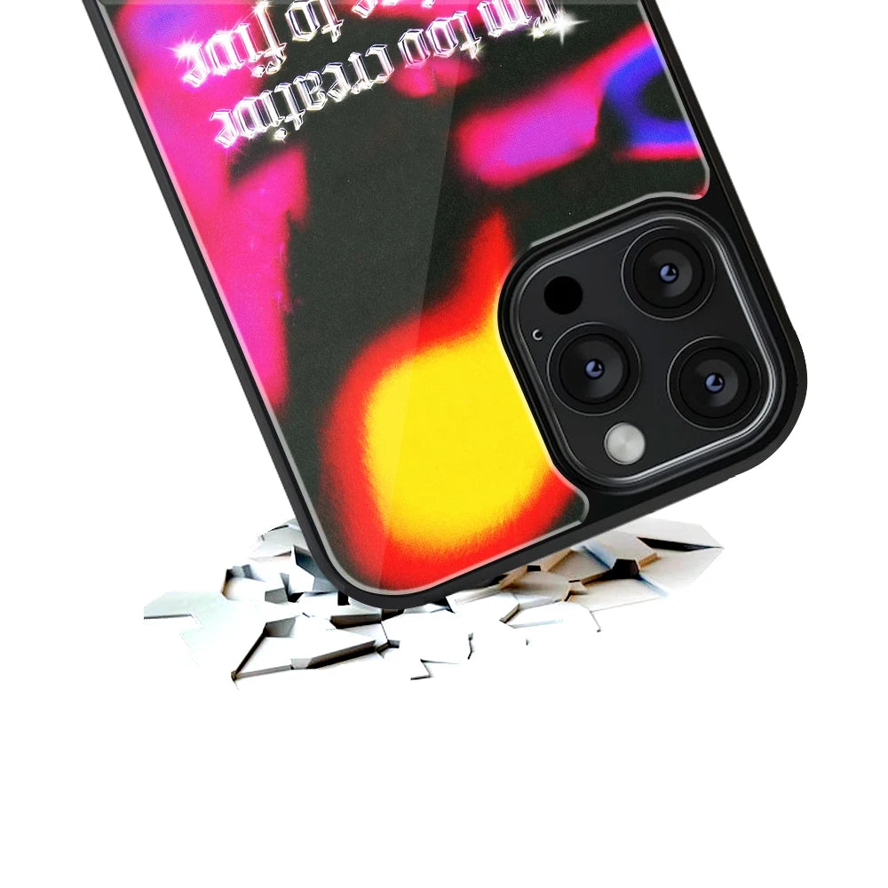 Durable Glass Back Mobile Case for iPhone, Samsung, OnePlus, Google Pixel, Redmi, Vivo, Oppo