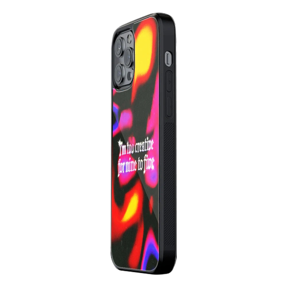 Trendy Glass Back Mobile Case for iPhone, Samsung, Redmi, OnePlus, Google Pixel, Motorola