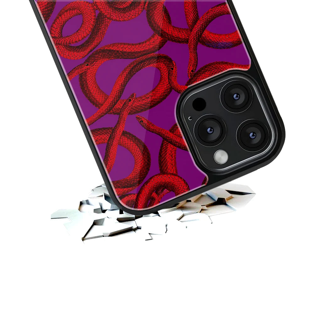 Durable Glass Back Mobile Case for iPhone, Samsung, OnePlus, Google Pixel, Redmi, Vivo, Oppo
