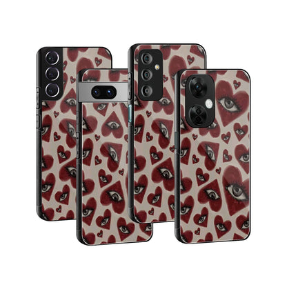 Stylish Glass Back Case for All Smartphones iPhone, Samsung, OnePlus, Pixel, Redmi, Oppo, Vivo, Motorola