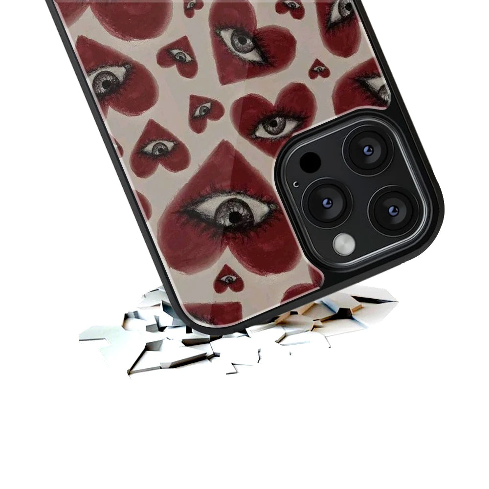 Durable Glass Back Mobile Case for iPhone, Samsung, OnePlus, Google Pixel, Redmi, Vivo, Oppo