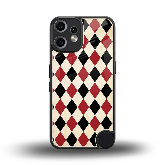 Crimson Edge back phone cover | glass case for cmf nothing phone 2 pro